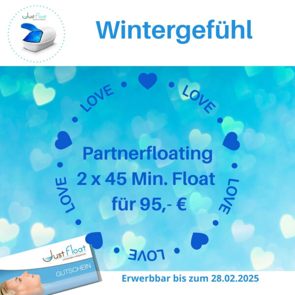 Wintergefühl  2 x 45 Min. Floaten als Partner Angebot